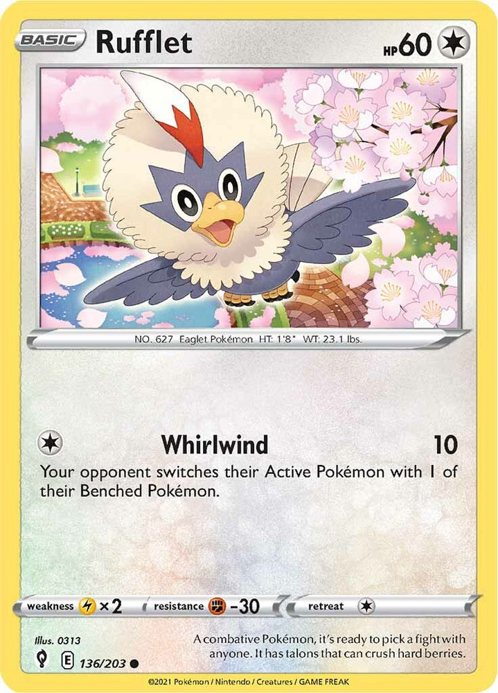 Rufflet (136/203) [Sword &amp; Shield: Evolving Skies] 