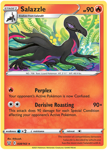 Salazzle (028/163) [Sword &amp; Shield: Battle Styles] 