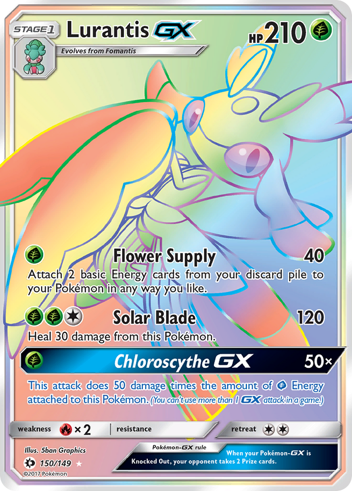 Lurantis GX (150/149) [Sun &amp; Moon: Base Set] 