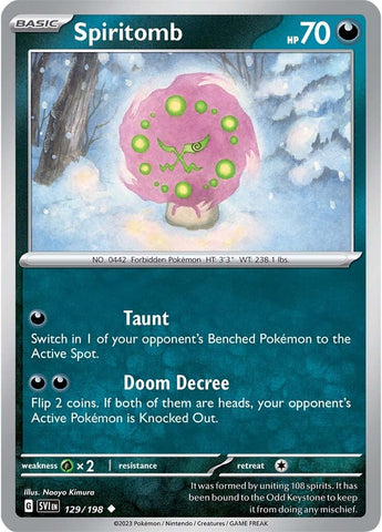 Spiritomb (129/198) [Scarlet &amp; Violet: Base Set] 