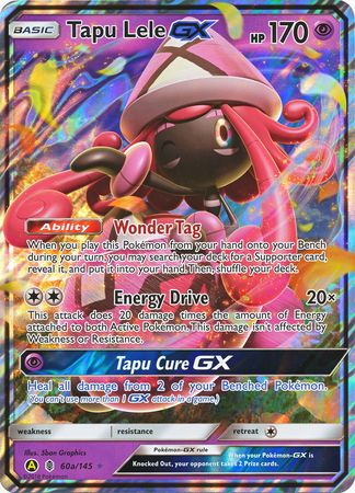 Tapu Lele GX (60a/145) (Alternate card) (Jumbo Card) [Sun &amp; Moon: Guardians Rising] 