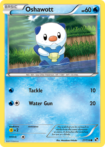 Oshawott (27/114) [Black &amp; White: Base Set] 