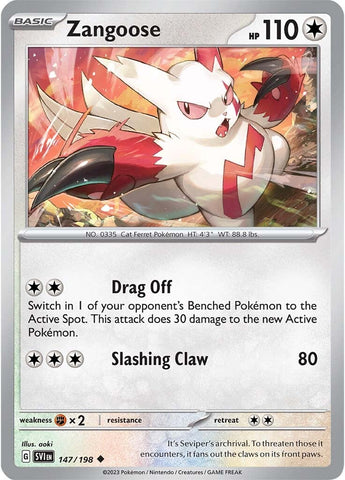 Zangoose (147/198) [Scarlet &amp; Purple: Base Set] 