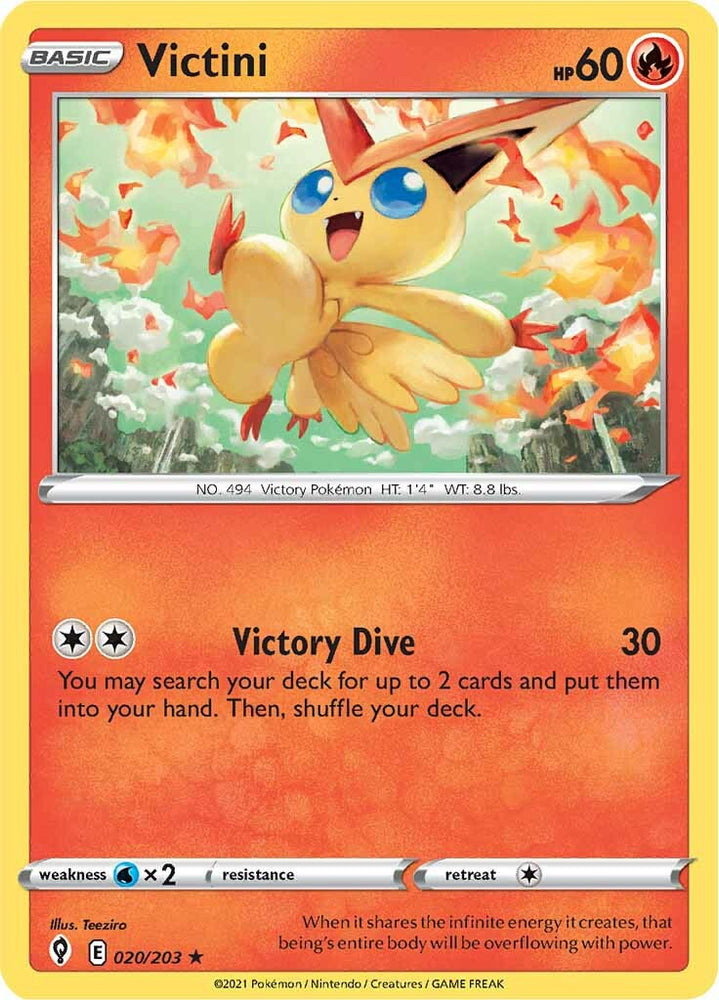 Victini (020/203) [Sword &amp; Shield: Evolving Skies] 