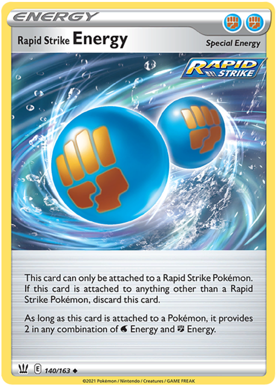 Rapid Strike Energy (140/163) [Sword &amp; Shield: Battle Styles] 