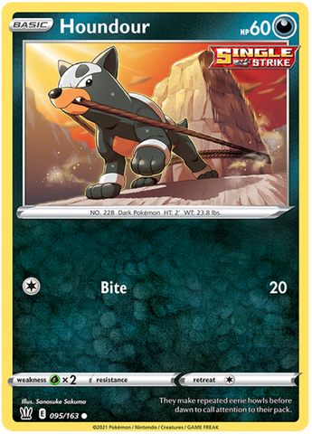 Houndour (095/163) [Sword &amp; Shield: Battle Styles] 