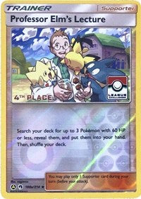 Professor Elms Reading (188a/214) (League Promo 4th Place) [Sun &amp; Moon: Lost Thunder] 
