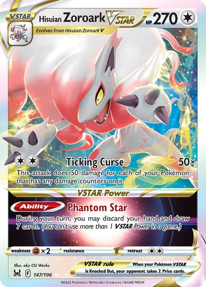 Hisuian Zoroark VSTAR (147/196) [Sword &amp; Shield: Lost Origin] 