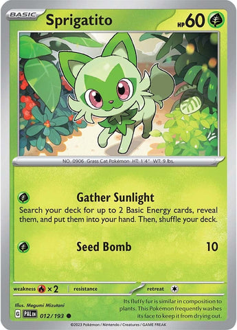 Sprigatito (012/193) [Scarlet &amp; Violet: Paldea Evolved] 