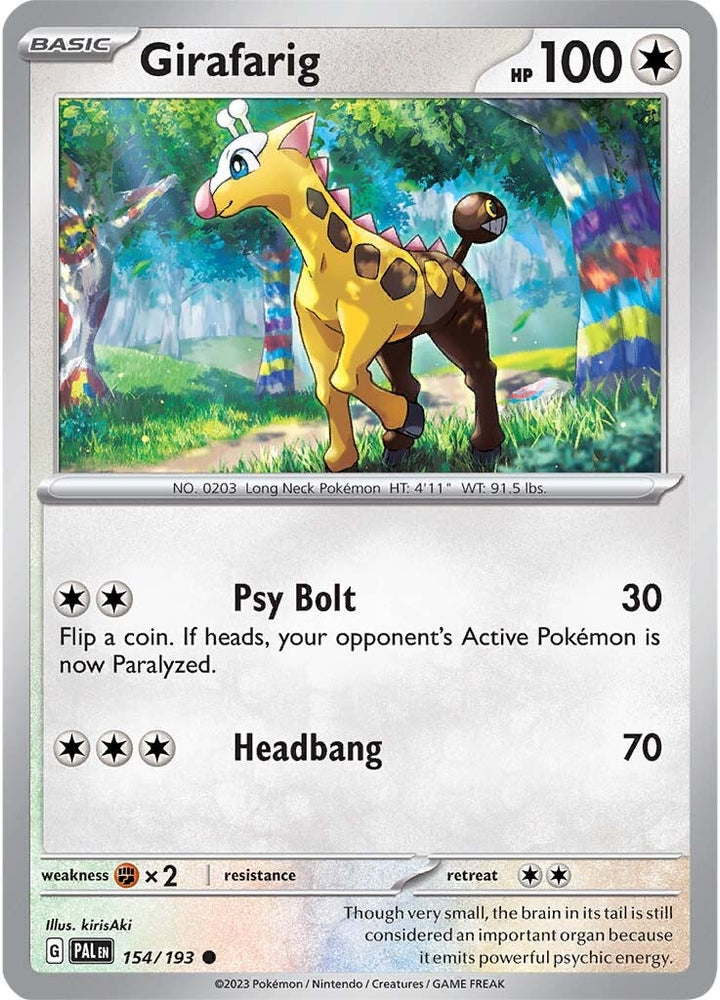 Girafarig (154/193) [Scarlet &amp; Violet: Paldea Evolved] 