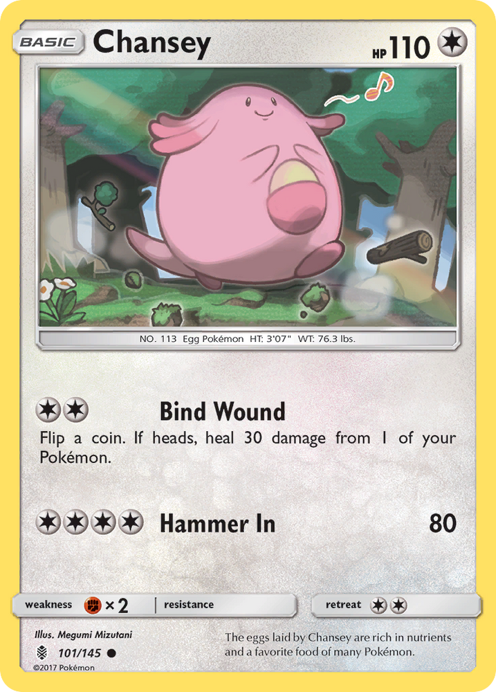 Chansey (101/145) [Sun &amp; Moon: Guardians Rising] 