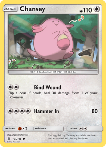 Chansey (101/145) [Sun &amp; Moon: Guardians Rising] 