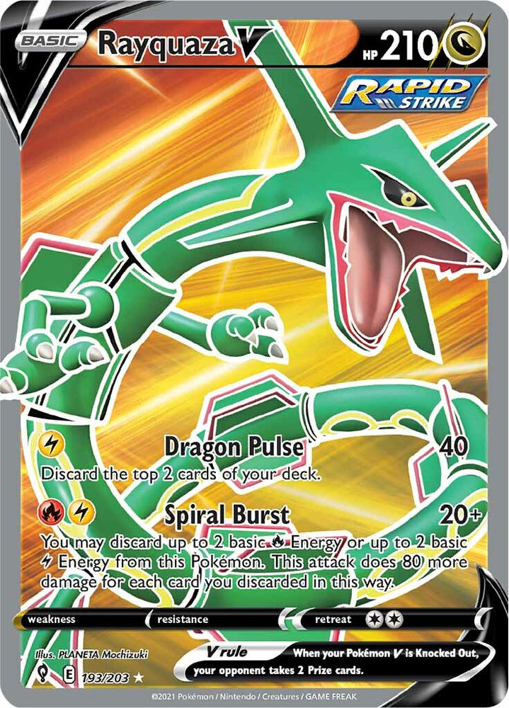 Rayquaza V (193/203) [Sword &amp; Shield: Evolving Skies] 