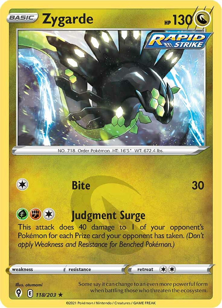 Zygarde (118/203) [Sword &amp; Shield: Evolving Skies] 