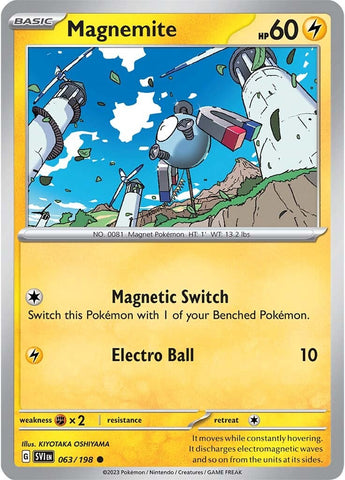 Magnemite (063/198) [Scarlet &amp; Purple: Base Set] 