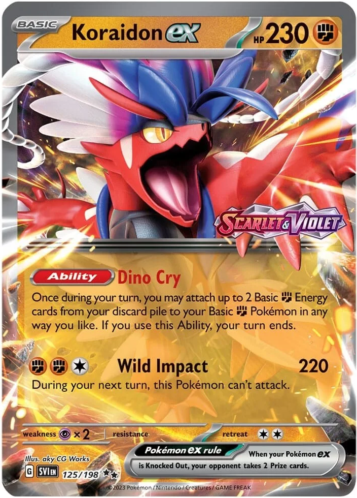 Koraidon ex (125/198) (Stamped) [Scarlet &amp; Violet: Base Set] 