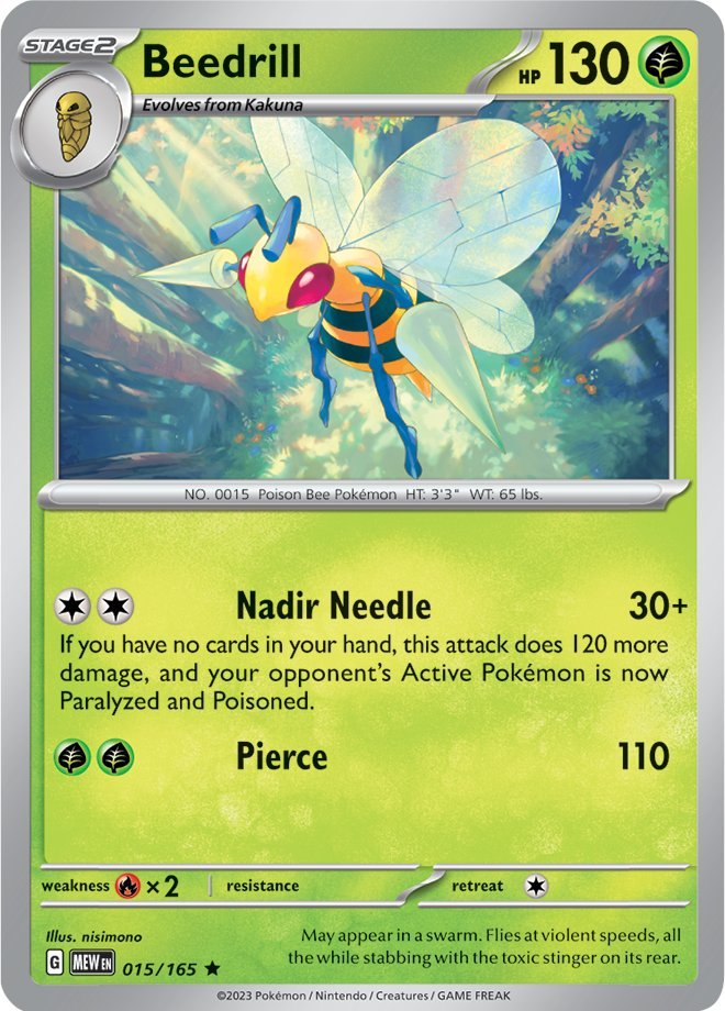 Beedrill (015/165) [Scarlet &amp; Purple: 151] 