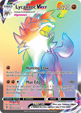 Lycanroc VMAX (213/203) [Sword &amp; Shield: Evolving Skies] 