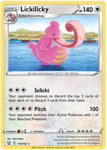 Lickilicky (114/163) [Sword &amp; Shield: Battle Styles] 