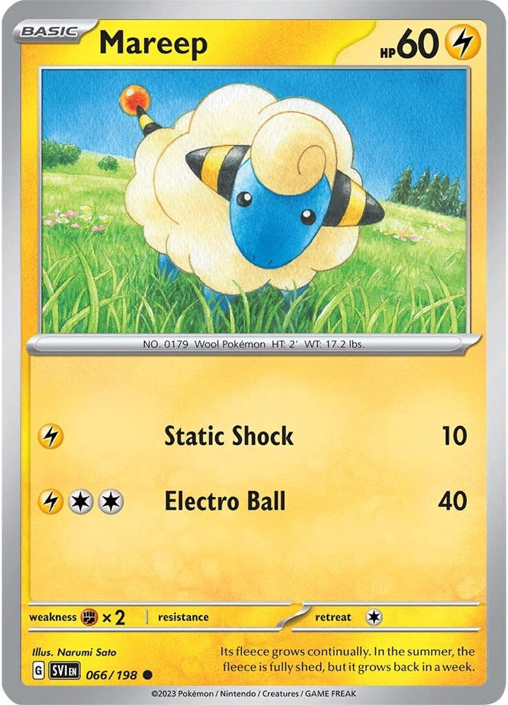 Mareep (066/198) [Scarlet &amp; Purple: Base Set] 