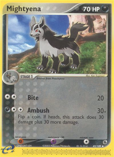 Mightyena (42/109) [EX: Ruby &amp; Sapphire] 
