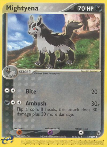 Mightyena (42/109) [EX: Ruby &amp; Sapphire] 