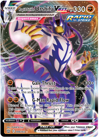 Rapid Strike Urshifu VMAX (088/163) (Jumbo Card) [Sword &amp; Shield: Battle Styles] 