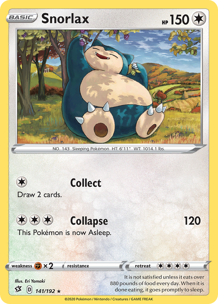 Snorlax (141/192) [Sword &amp; Shield: Rebel Clash] 