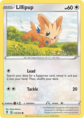 Lillipup (133/203) [Sword &amp; Shield: Evolving Skies] 