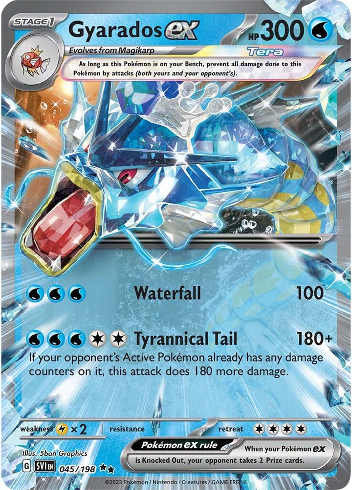 Gyarados ex (045/198) [Scarlet &amp; Purple: Base Set] 