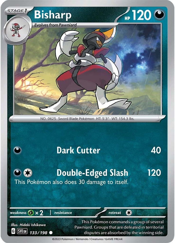 Bisharp (133/198) [Scarlet &amp; Purple: Base Set] 