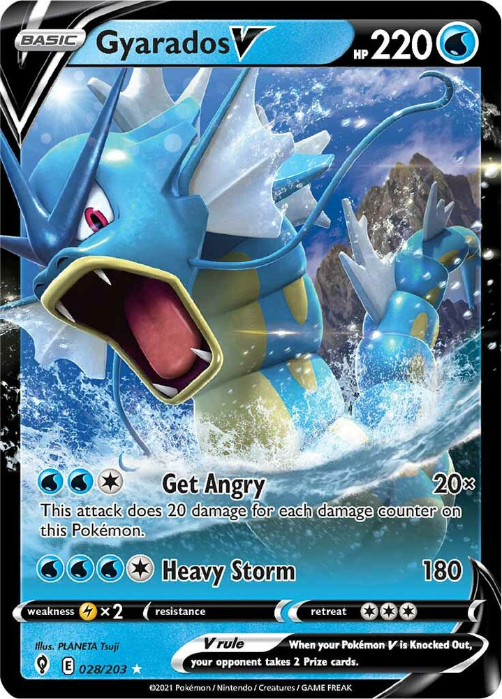 Gyarados V (028/203) [Sword &amp; Shield: Evolving Skies] 