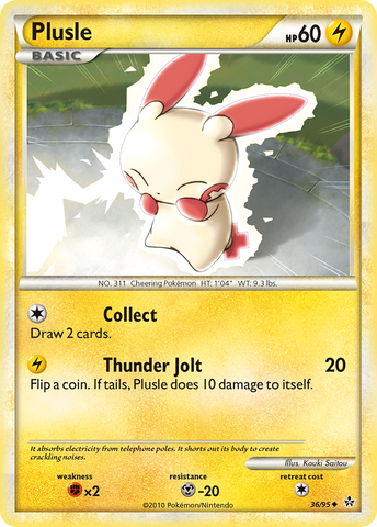 Plusle (36/95) [HeartGold &amp; SoulSilver: Unleashed] 
