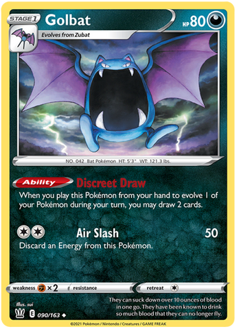 Golbat (090/163) [Sword &amp; Shield: Battle Styles] 