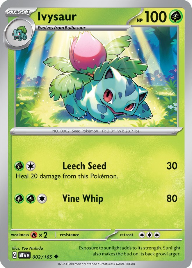 Ivysaur (002/165) [Scarlet &amp; Purple: 151] 