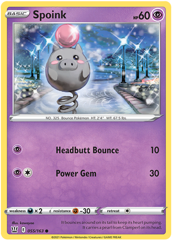 Spoink (055/163) [Sword &amp; Shield: Battle Styles] 