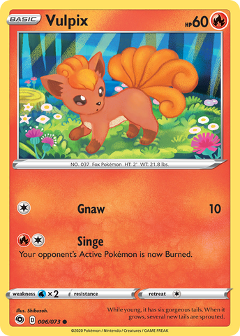 Vulpix (006/073) [Sword &amp; Shield: Champion's Path] 