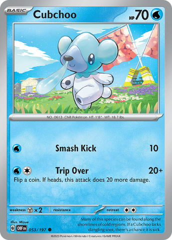 Cubchoo (053/197) [Scarlet &amp; Violet: Obsidian Flames] 