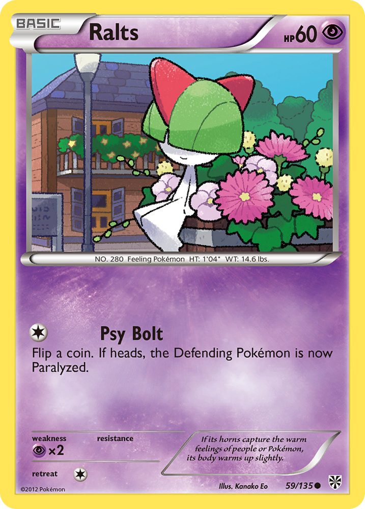 Ralts (59/135) [Black &amp; White: Plasma Storm] 
