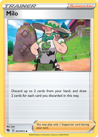 Milo (057/073) [Sword &amp; Shield: Champion's Path] 