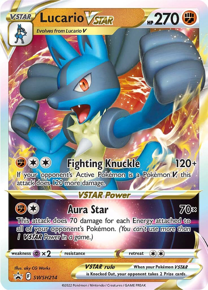 Lucario VSTAR (SWSH214) [Sword &amp; Shield: Black Star Promos] 