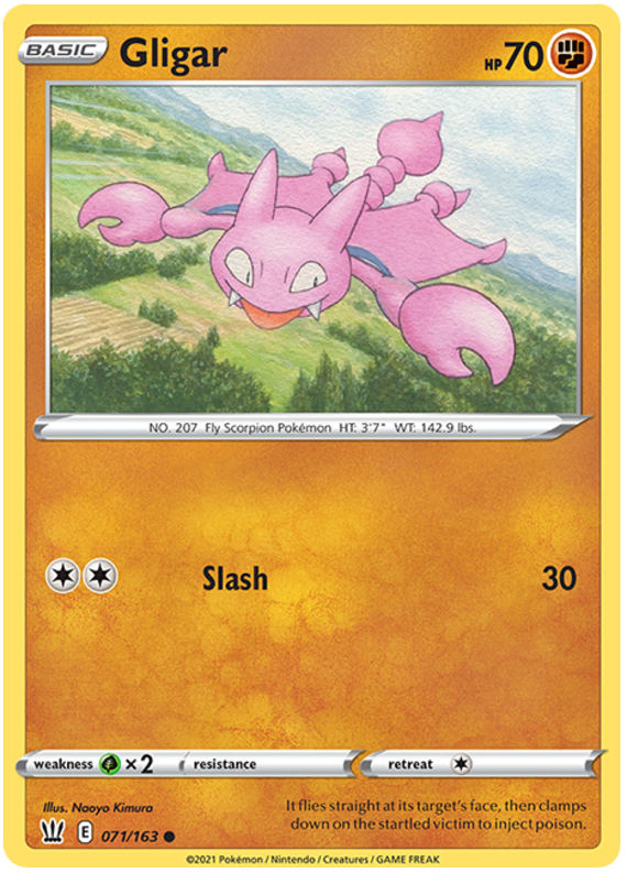 Gligar (071/163) [Sword &amp; Shield: Battle Styles] 