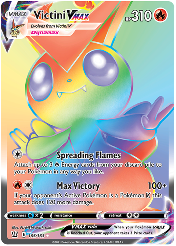 Victini VMAX (165/163) [Sword &amp; Shield: Battle Styles] 