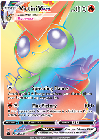 Victini VMAX (165/163) [Sword &amp; Shield: Battle Styles] 