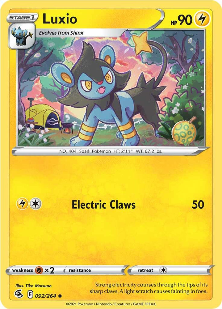 Luxio (092/264) [Sword &amp; Shield: Fusion Strike] 