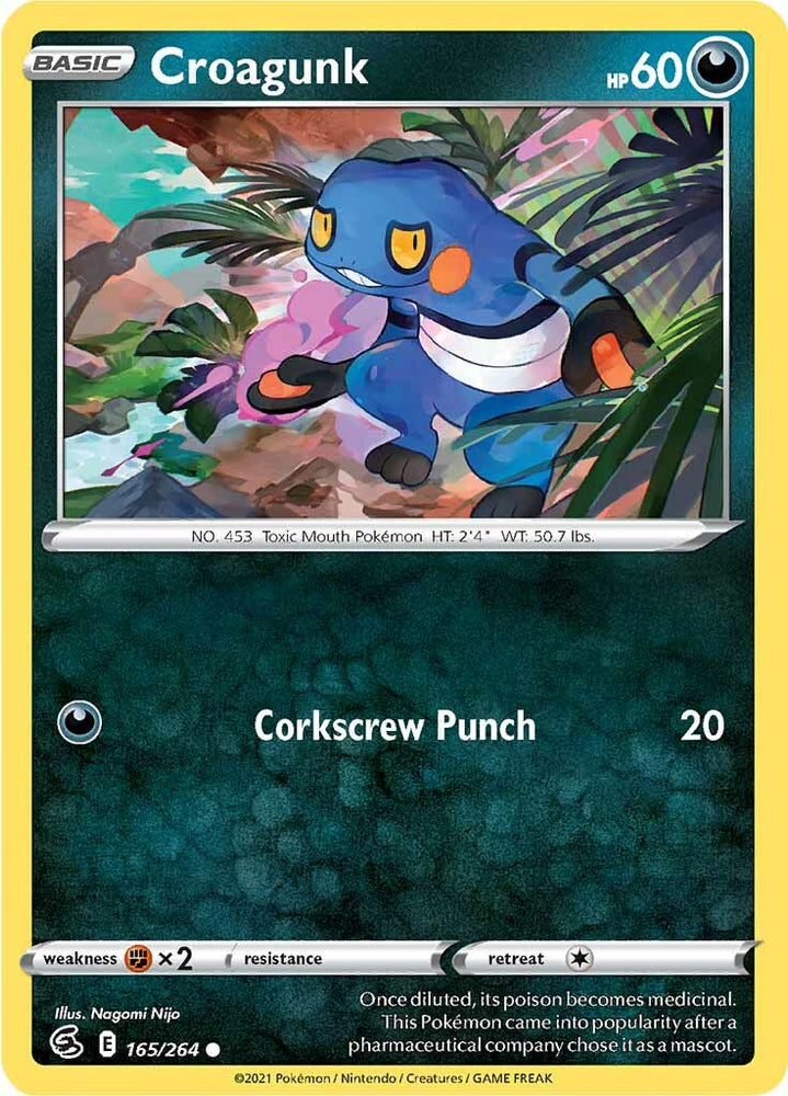 Croagunk (165/264) [Sword &amp; Shield: Fusion Strike] 