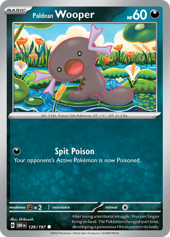 Paldean Wooper (126/197) [Scarlet &amp; Violet: Obsidian Flames] 