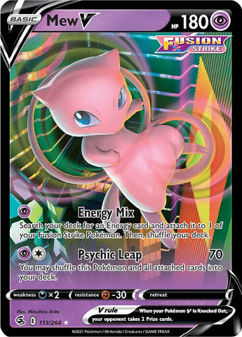 Mew V (113/264) [Sword &amp; Shield: Fusion Strike] 