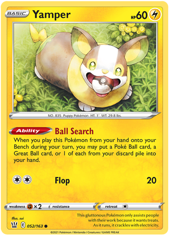 Yamper (052/163) [Sword &amp; Shield: Battle Styles] 