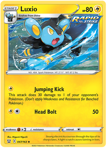 Luxio (047/163) [Sword &amp; Shield: Battle Styles] 